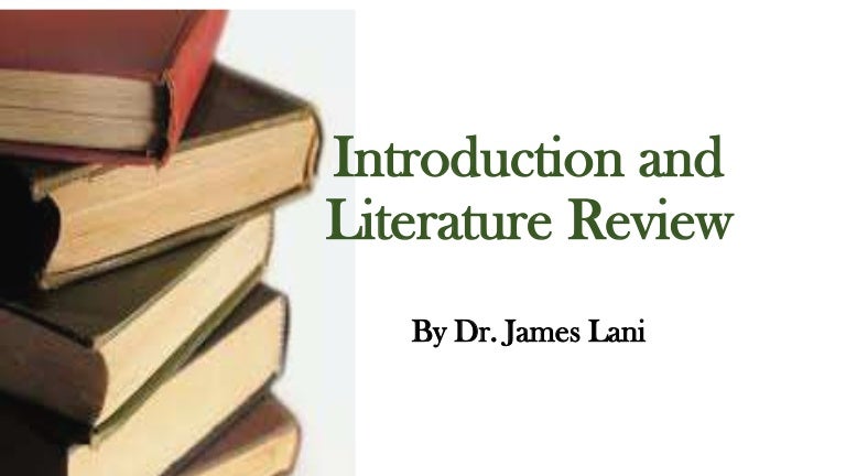 difference between a literature review and an introduction