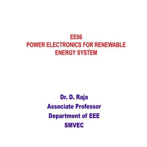 Introduction and Present Status of Renewable Energies.ppt