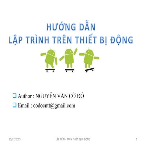 Introduction Android For Begineer