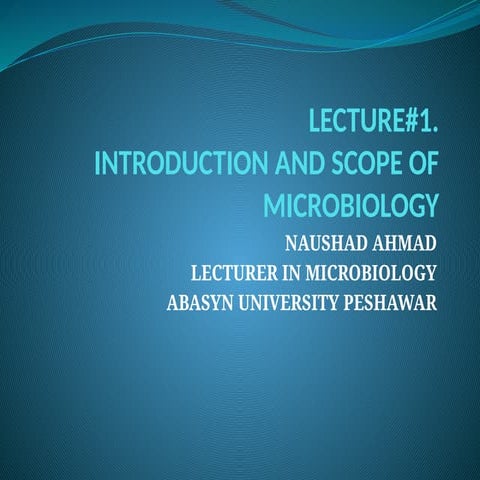 Introduction and scope medical microbiology by cr17.pptx