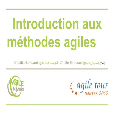 Introduction aux méthodes agiles