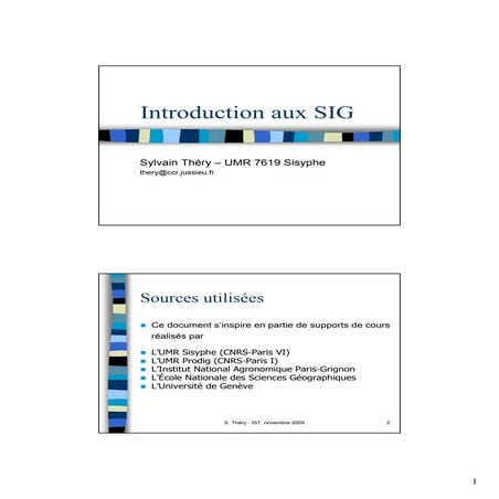 Introduction aux sig