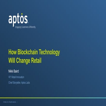Introduction to Blockchain in Retail