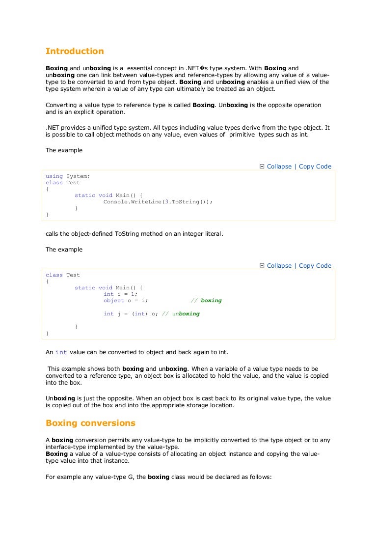 Introduction boxing un_boxing