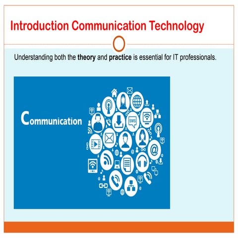 INFORMATION COMMUNICATION TECHNOLOGY: LESSON 1 | PPTX