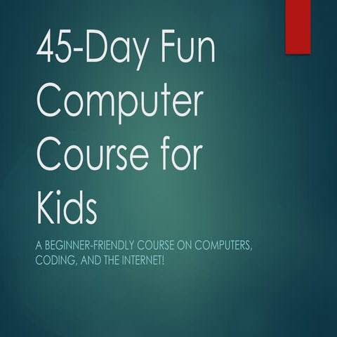 Introduction Computer for a Beginner Level