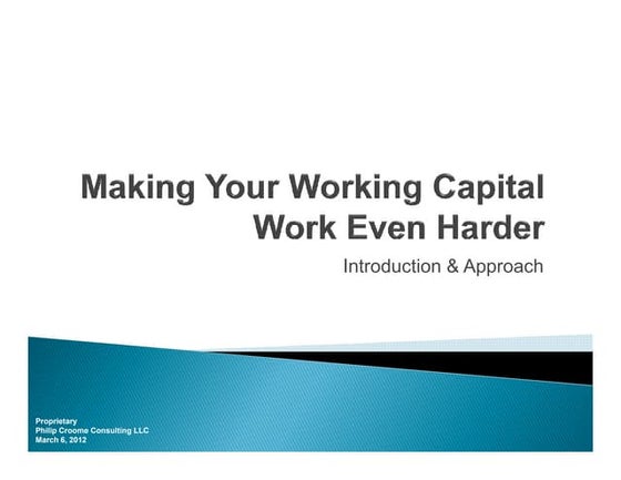 Introduction Croome Consulting 20120306