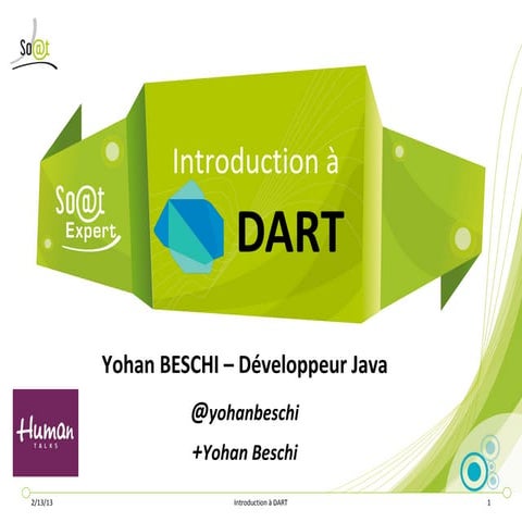 Introduction à Dart