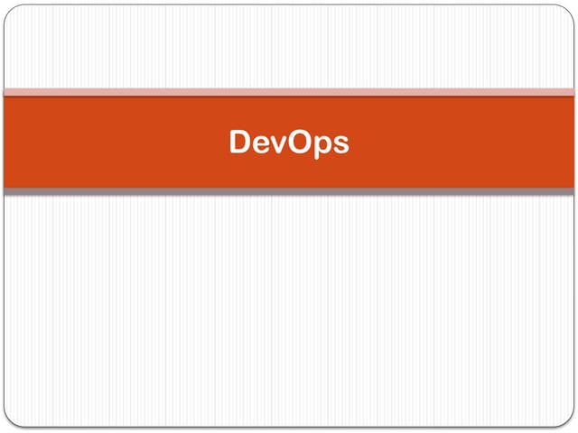 Devops Introduction nd basics of DevOps.