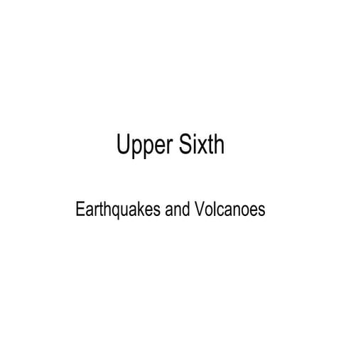 Introduction Earthquakes And Volcanoes