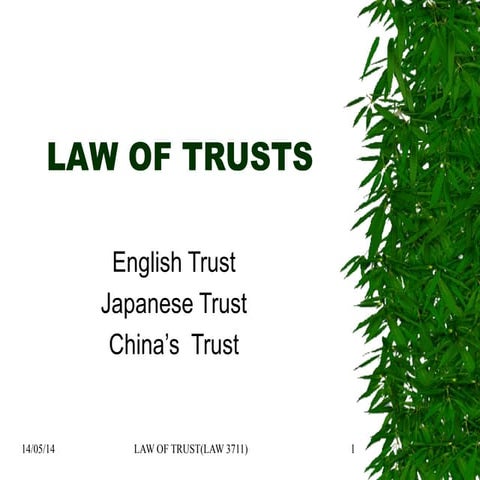 Introduction equity trust