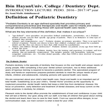 pedo-Introduction ibin hayan 