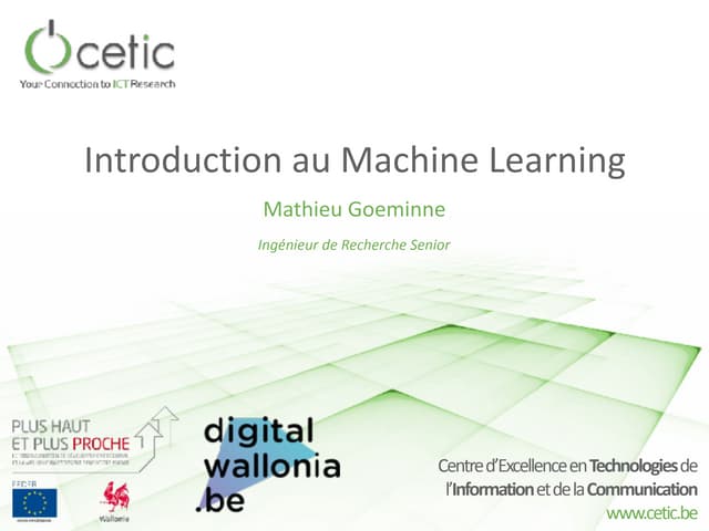 Introduction au Machine Learning