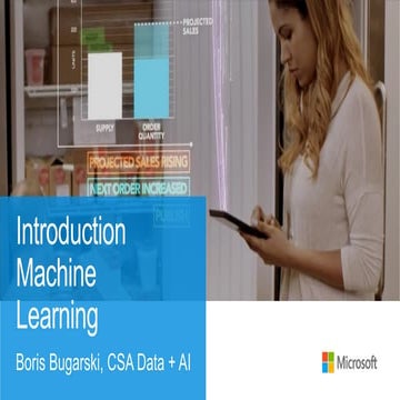 Introduction Machine Learning - Microsoft
