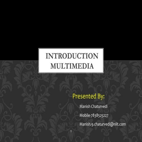 Introduction multimedia