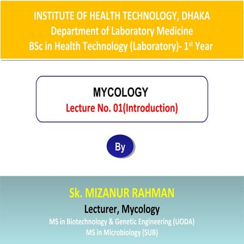 Introduction mycology