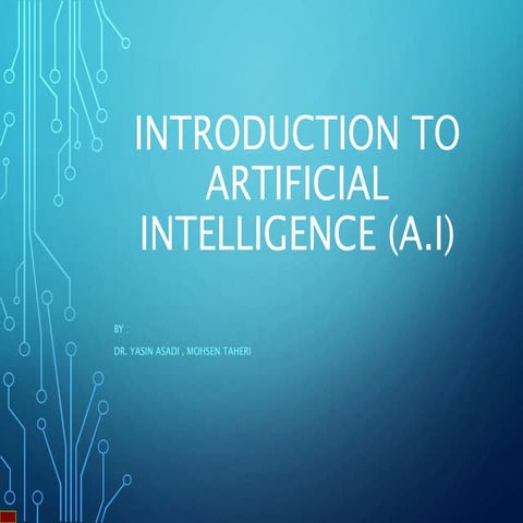 Introduction To A.I