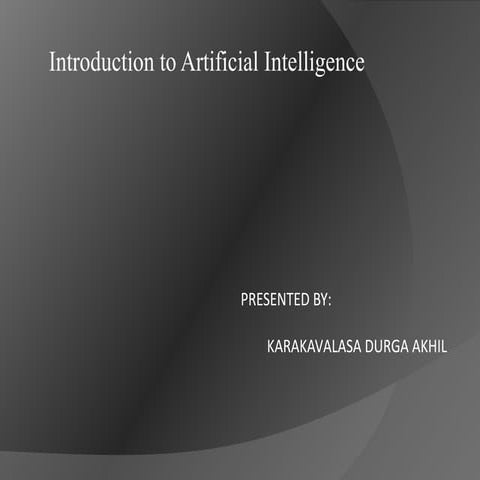 Introduction of ai