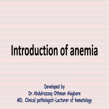 Introduction of anemias.pdf