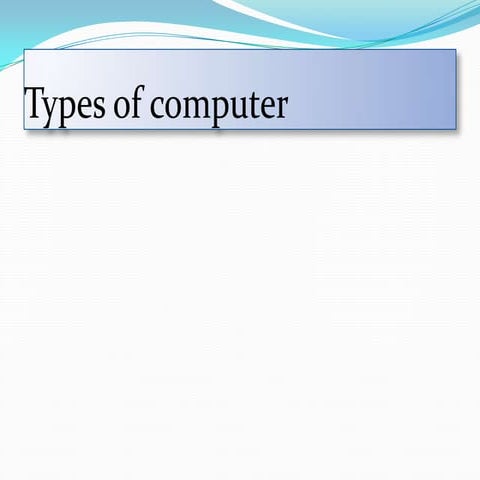 Introduction of computer