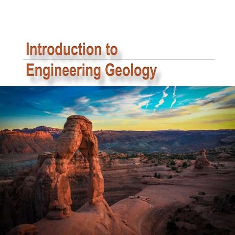 Introduction of Engineering Geology
