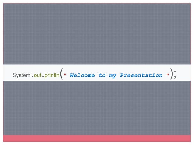Introduction of java