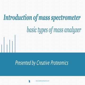 Introduction of mass spectrometer - basic types of mass analyzer 