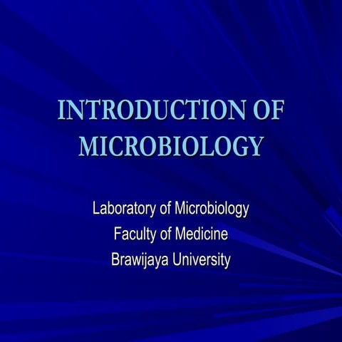 Introduction of microbiology kbk