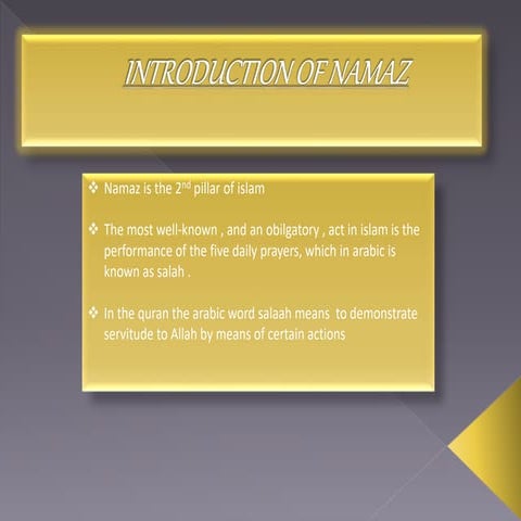 INTRODUCTION OF NAMAZ brief introduction.pptx