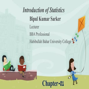 Introduction of statistics (chapter 01)