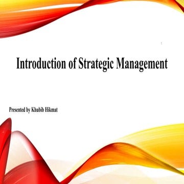 Introduction of Strategic Management.pptx
