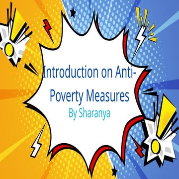 Introduction on Anti-Poverty Measures.pptx