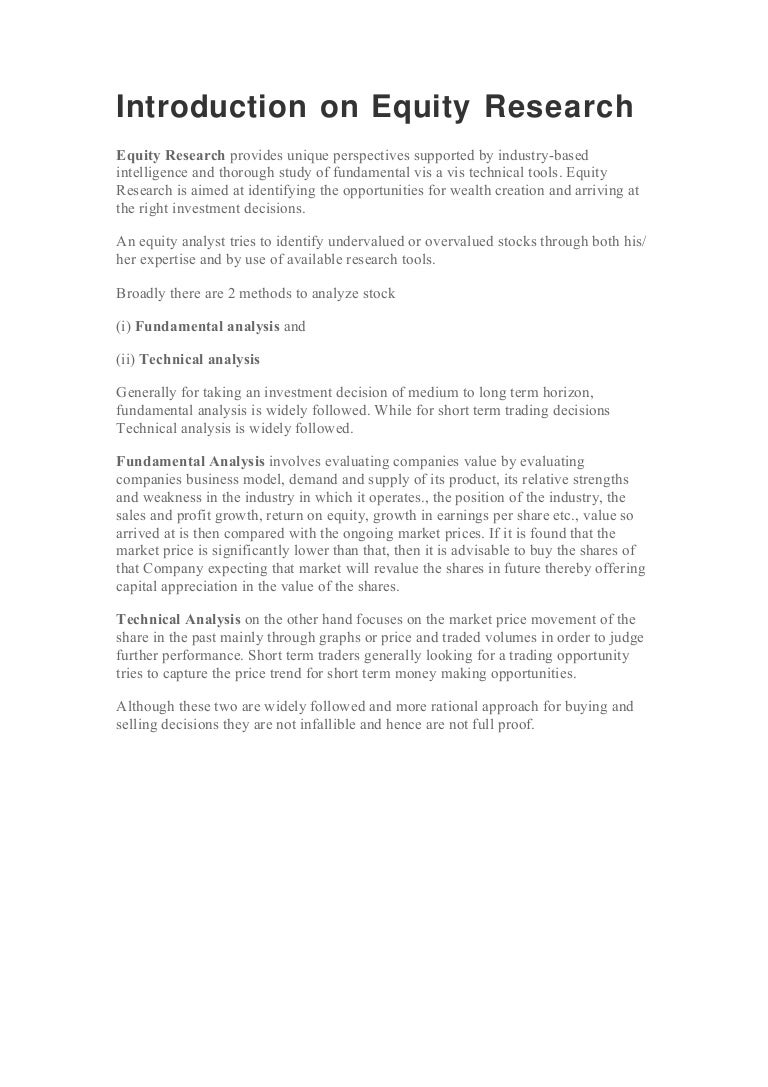 Dissertation On Integration Of Equity Markets — Buy essay for five dollars