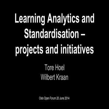 Introduction to Learner Analytics Session at Oslo Open Forum Conferences prio...