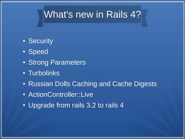 Introduction to rails 4 v1