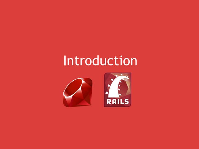 Pengantar Ruby on Rails