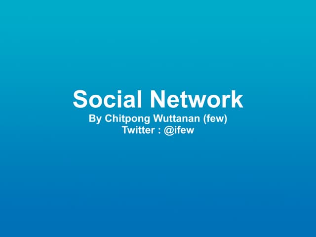 Introduction social network