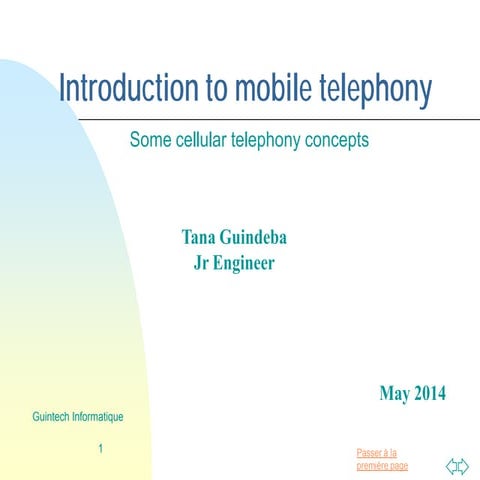 Introducing mobile telephony