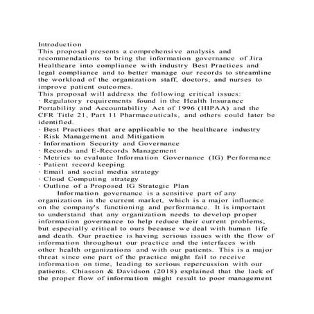 Introduction this proposal presents a comprehensive analysis and 