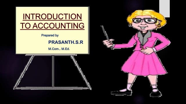 Introduction to accounting