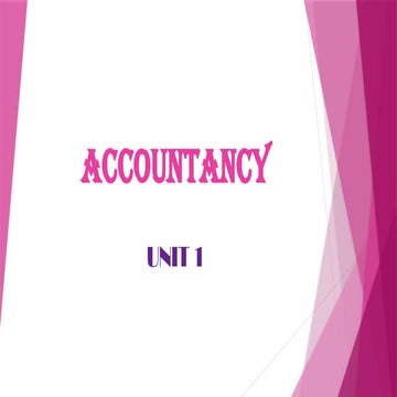 Basics of Accounting, Accounting Concepts and Conventions | PPTX