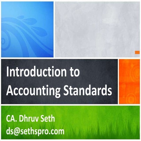 Introduction to accounting standards
