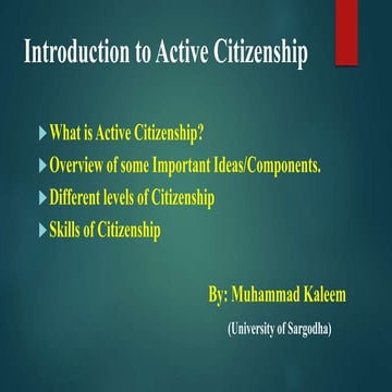 Introduction to Active Citizenship.pptx by muhammad kaleem