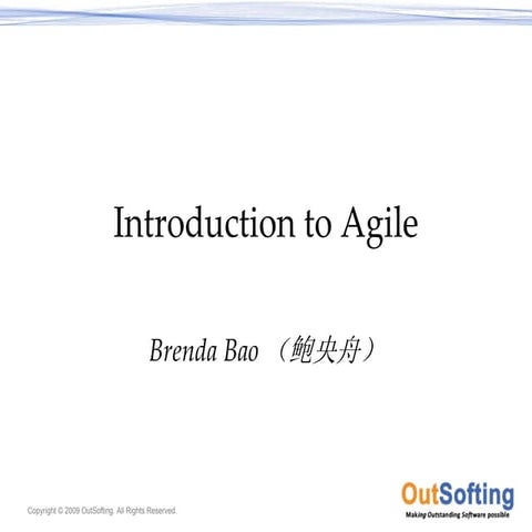 Introduction To Agile