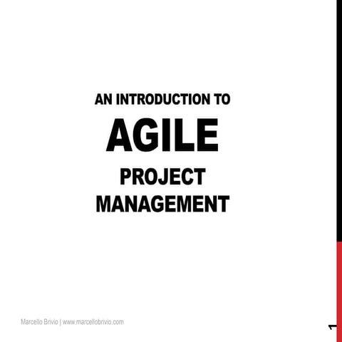 An Introduction to Agile Project Management