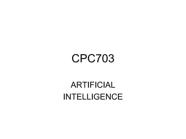 AIML Introduction | PPTX
