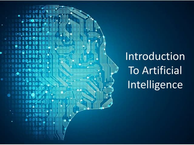 Introduction to ai (artificial intelligence)