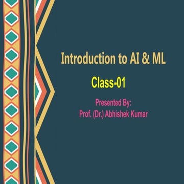 Introduction to ai (artificial intelligence) | PPTX