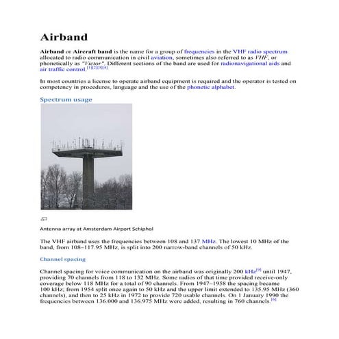 Introduction to aircraft communicating system