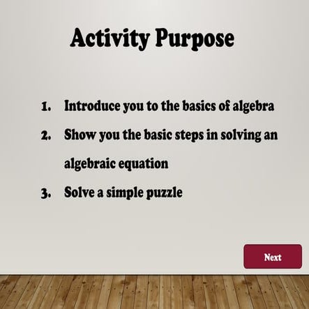 Mrs Mhondiwa Introduction to Algebra class | PPTX